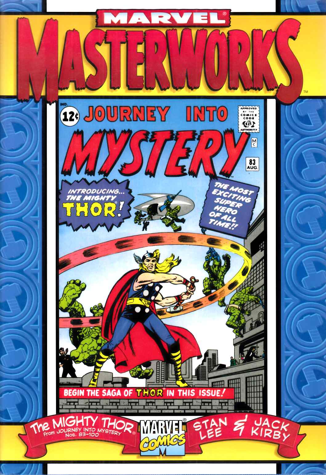 Marvel Masterworks Thor Volume 1 Very Fine/Near Mint (9.0) [Marvel Hardcover] LARGE