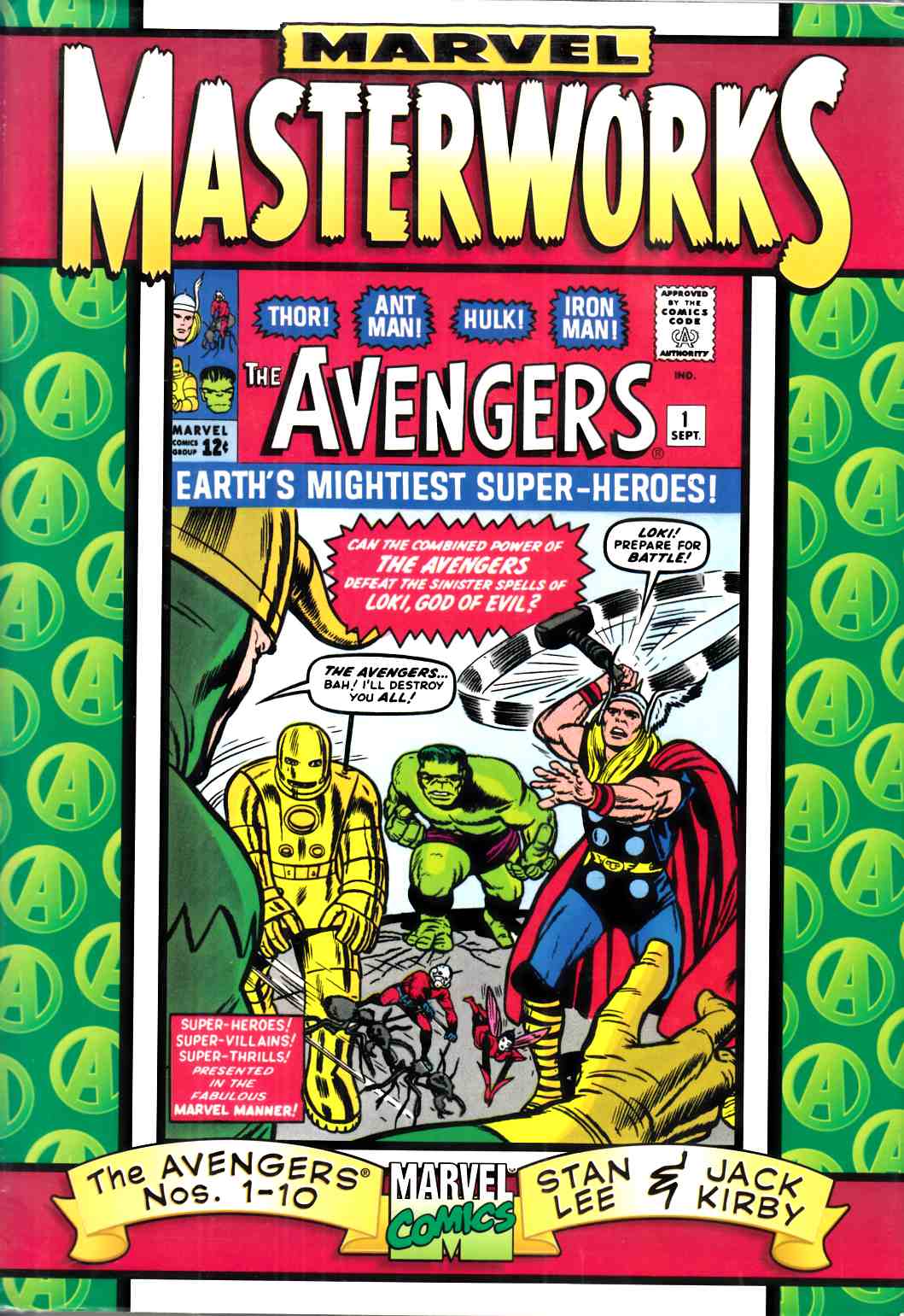 Marvel Masterworks Avengers Volume 1 Very Fine/Near Mint (9.0) [Marvel Hardcover] LARGE