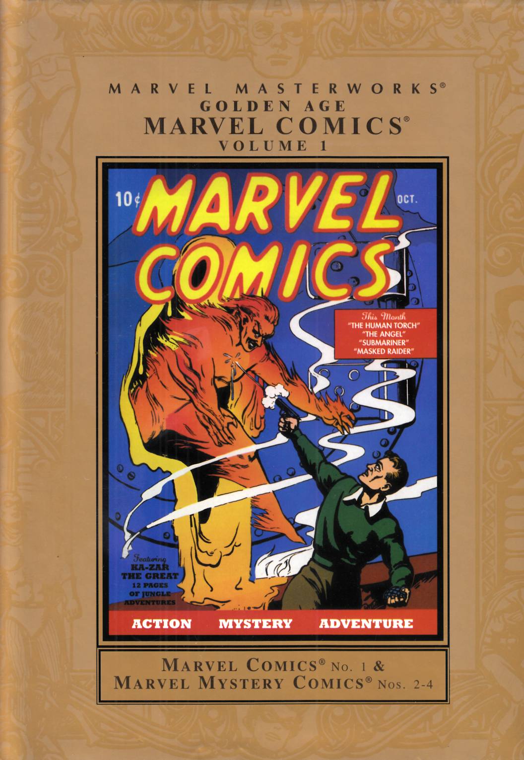 Marvel Masterworks Golden Age Volume 1 Very Fine (8.0) [Marvel Hardcover] LARGE