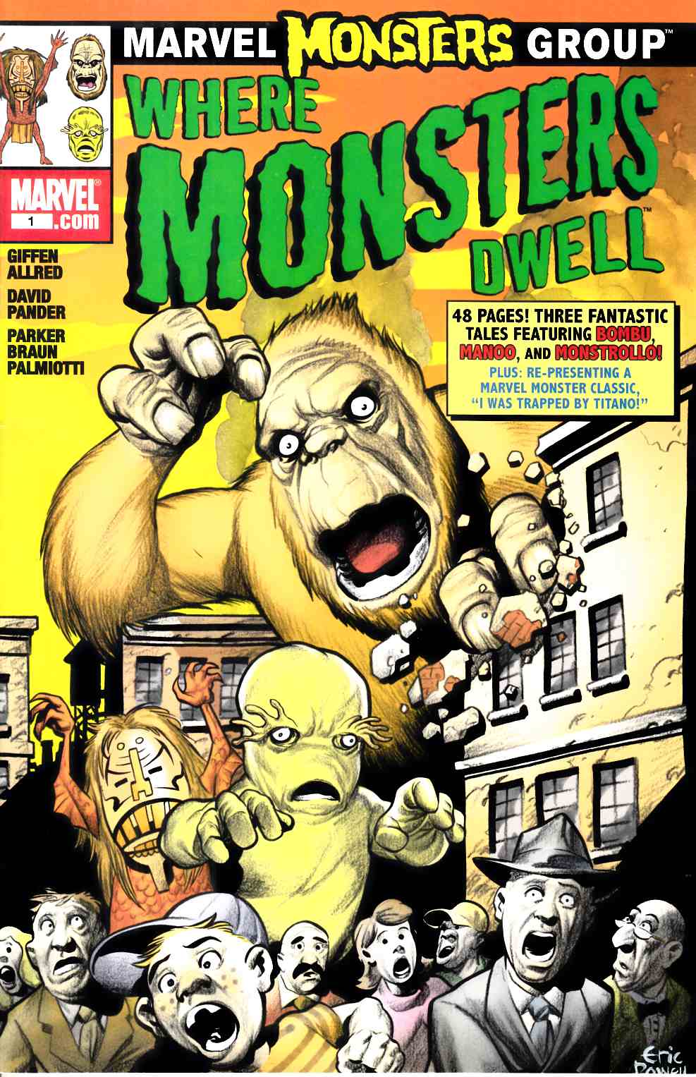Marvel Monsters Where Monsters Dwell #1 Very Fine (8.0) [Marvel Comic] THUMBNAIL