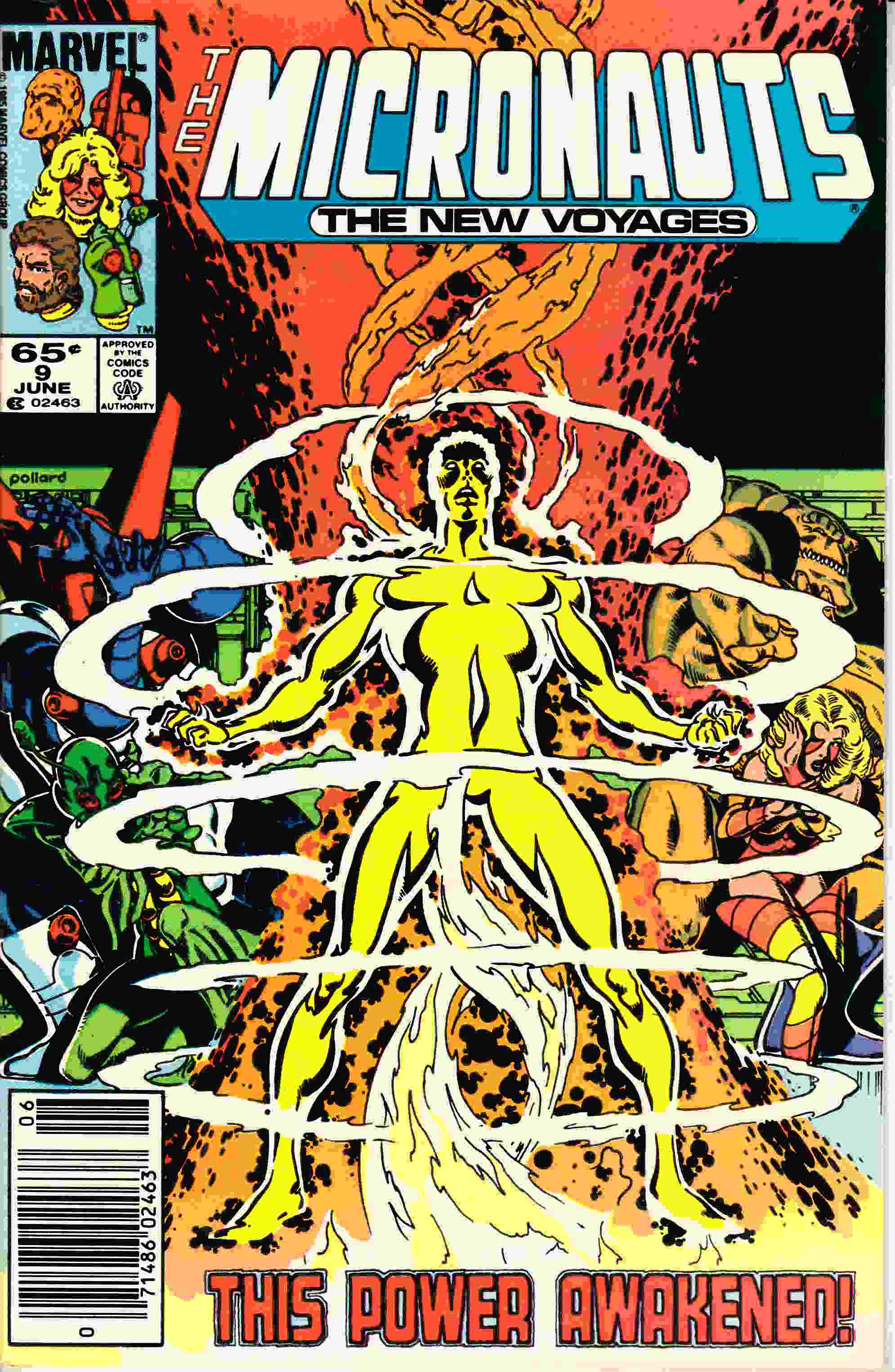 Micronauts The New Voyages #9 Newsstand Edition Very Fine (8.0) [Marvel Comic] THUMBNAIL