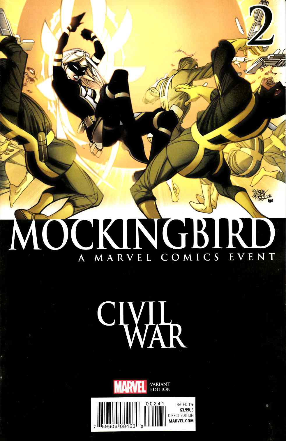 Mockingbird #2 Civil War Variant Cover [Marvel Comic] THUMBNAIL