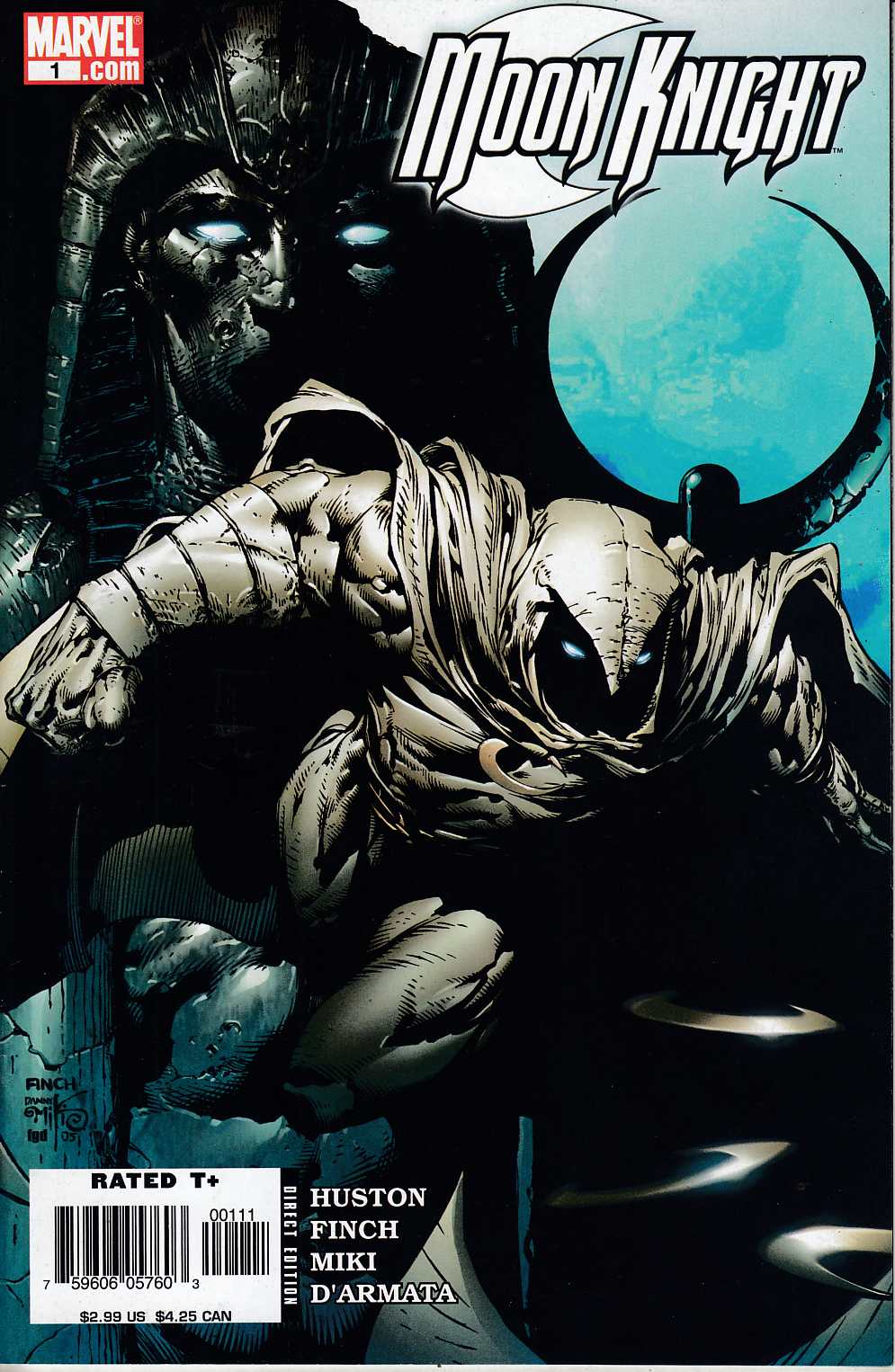 Moon Knight #1 Near Mint Minus (9.2) [Marvel Comic] LARGE