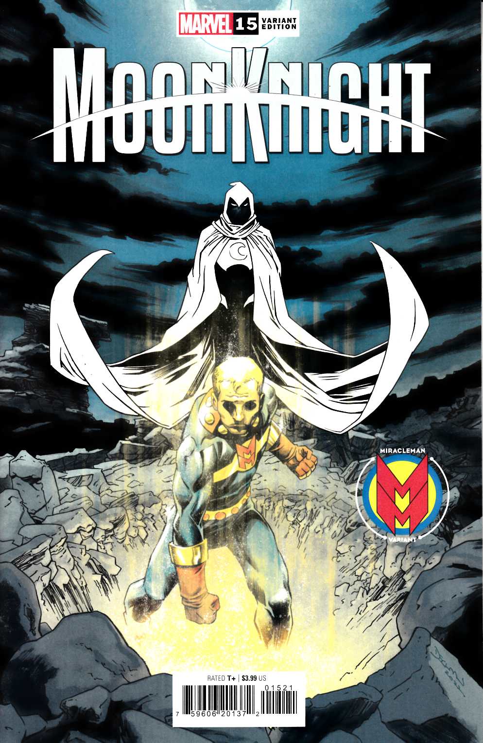 Moon Knight #15 Shalvey Variant Cover Near Mint (9.4) [Marvel Comic] THUMBNAIL