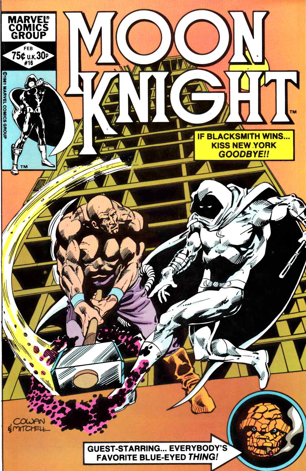 Moon Knight #16 Near Mint Minus (9.2) [Marvel Comic] THUMBNAIL