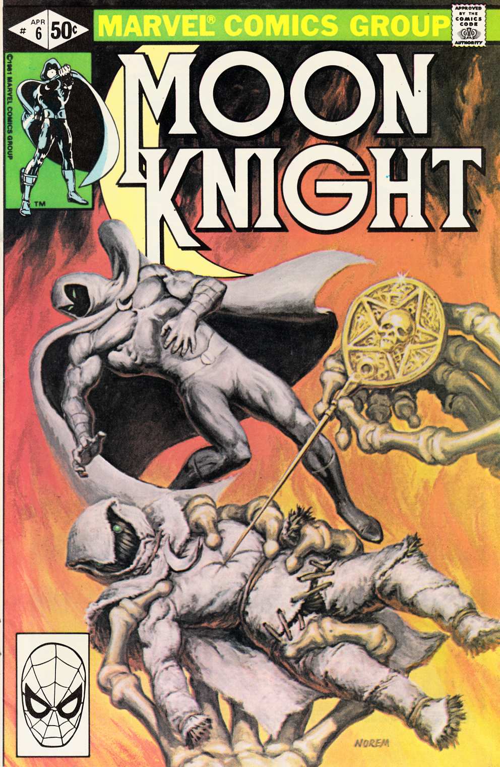 Moon Knight #6 Fine (6.0) [Marvel Comic] THUMBNAIL
