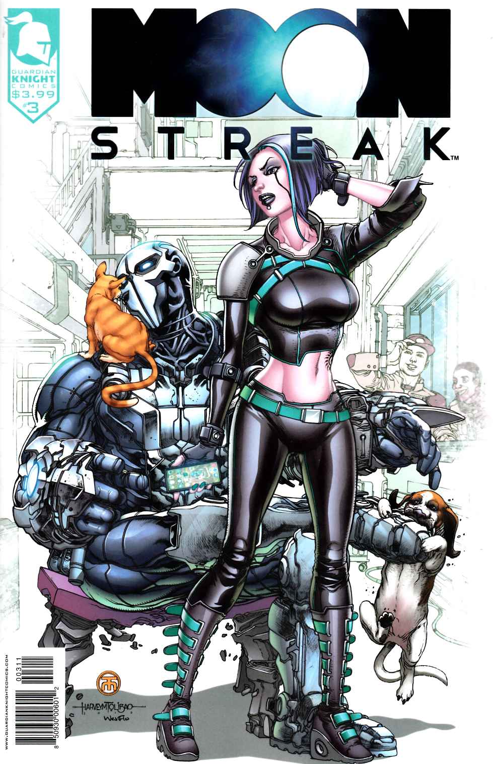 Moonstreak #3 [Guardian Knight Comic] LARGE