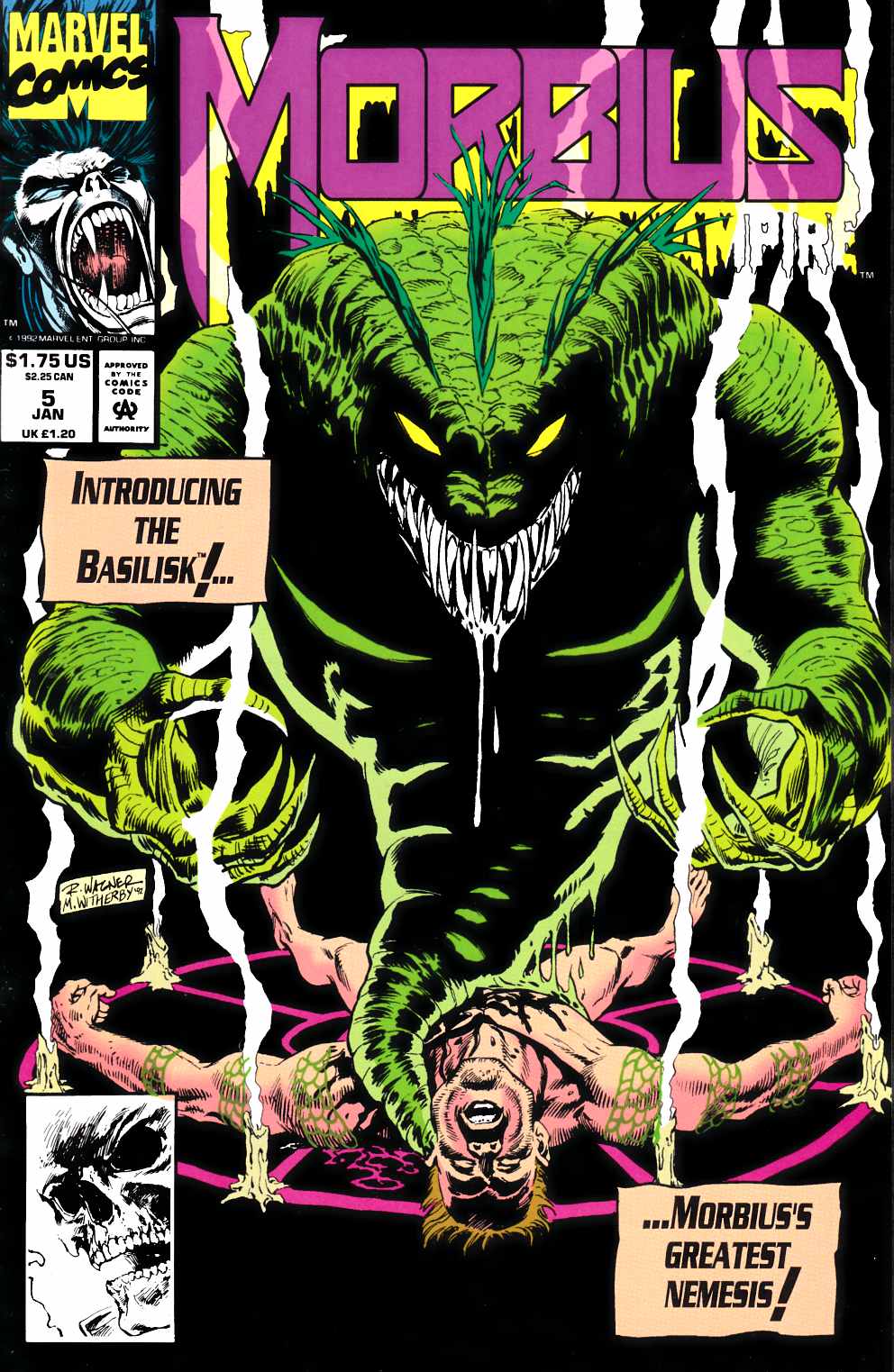 Morbius the Living Vampire #5 Near Mint Minus (9.2) [Marvel Comic] THUMBNAIL