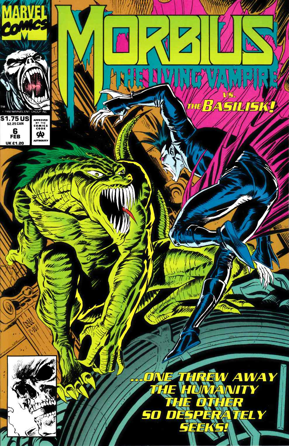 Morbius the Living Vampire #6 Near Mint (9.4) [Marvel Comic] LARGE