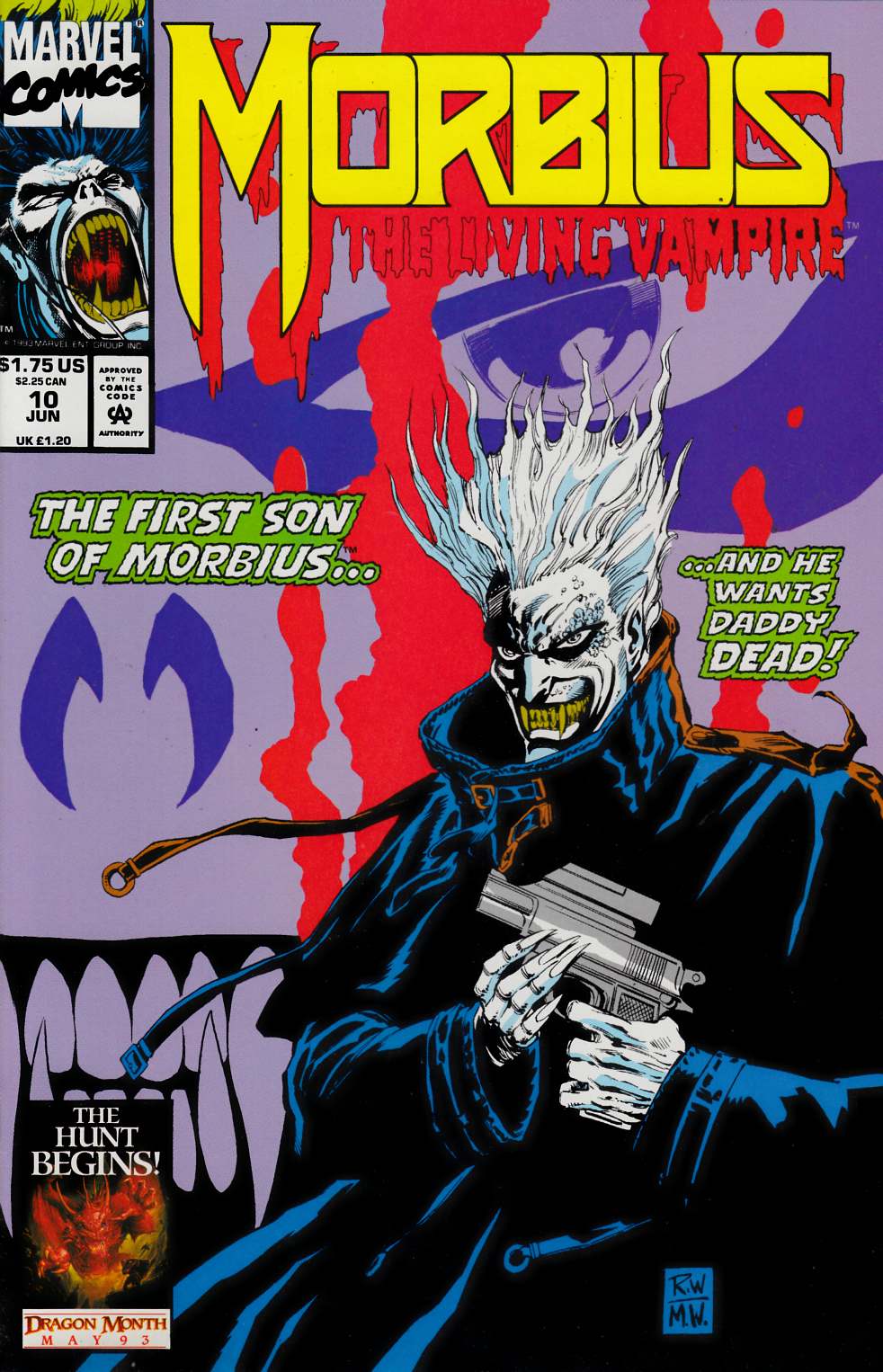 Morbius the Living Vampire #10 Near Mint (9.4) [Marvel Comic] THUMBNAIL