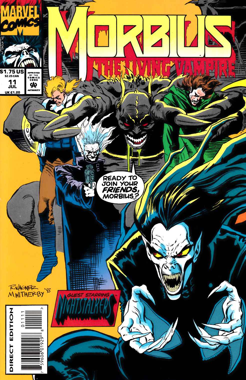 Morbius the Living Vampire #11 Near Mint (9.4) [Marvel Comic] THUMBNAIL