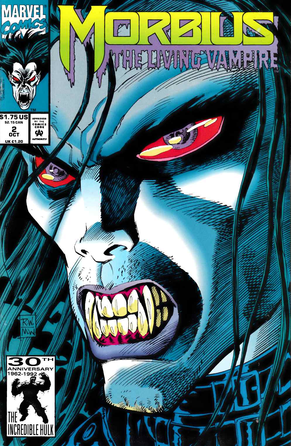 Morbius the Living Vampire #2 Very Fine (8.0) [Marvel Comic] THUMBNAIL