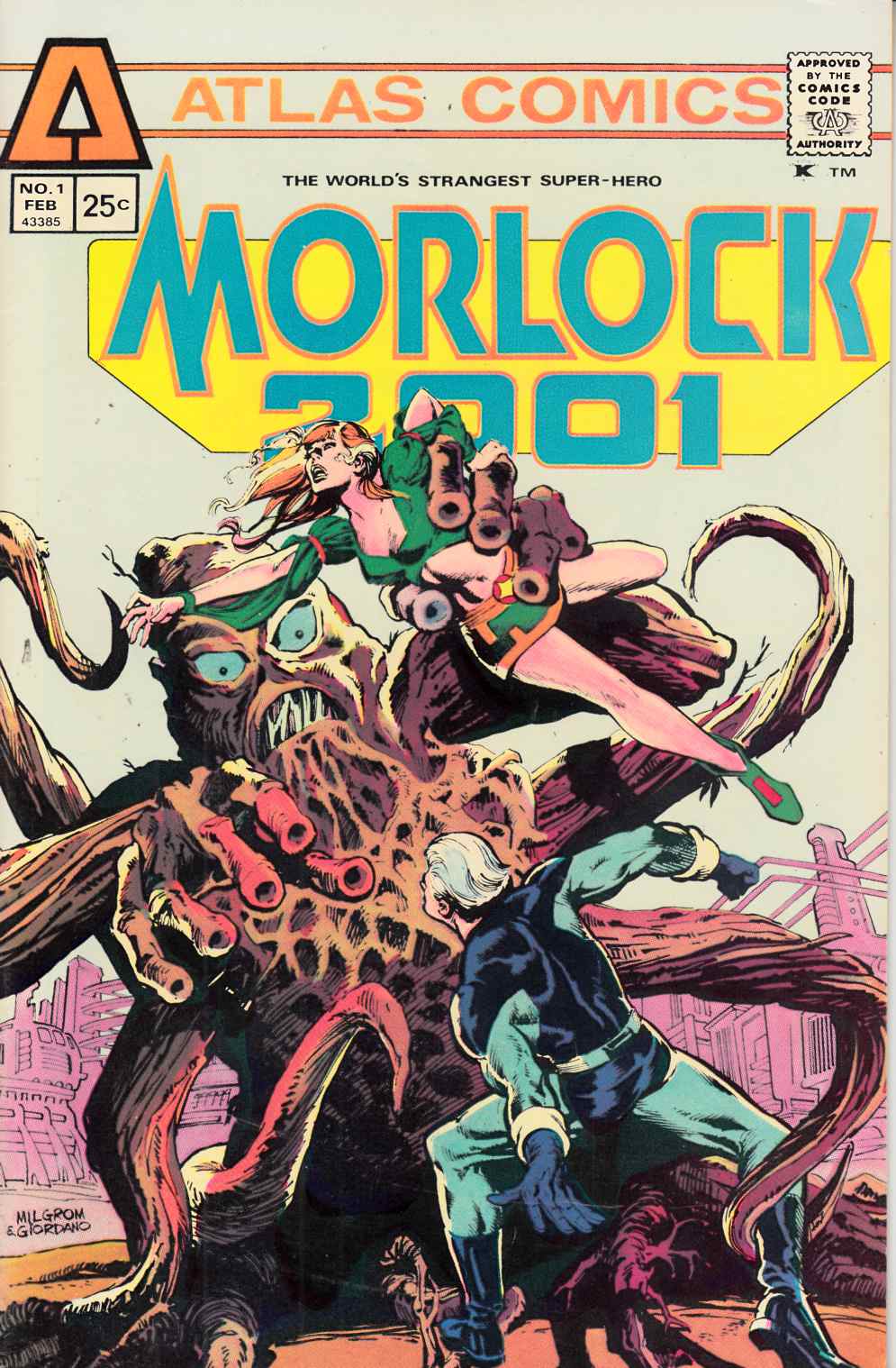 Morlock 2001 #1 Very Fine (8.0) [Atlas Comic] LARGE