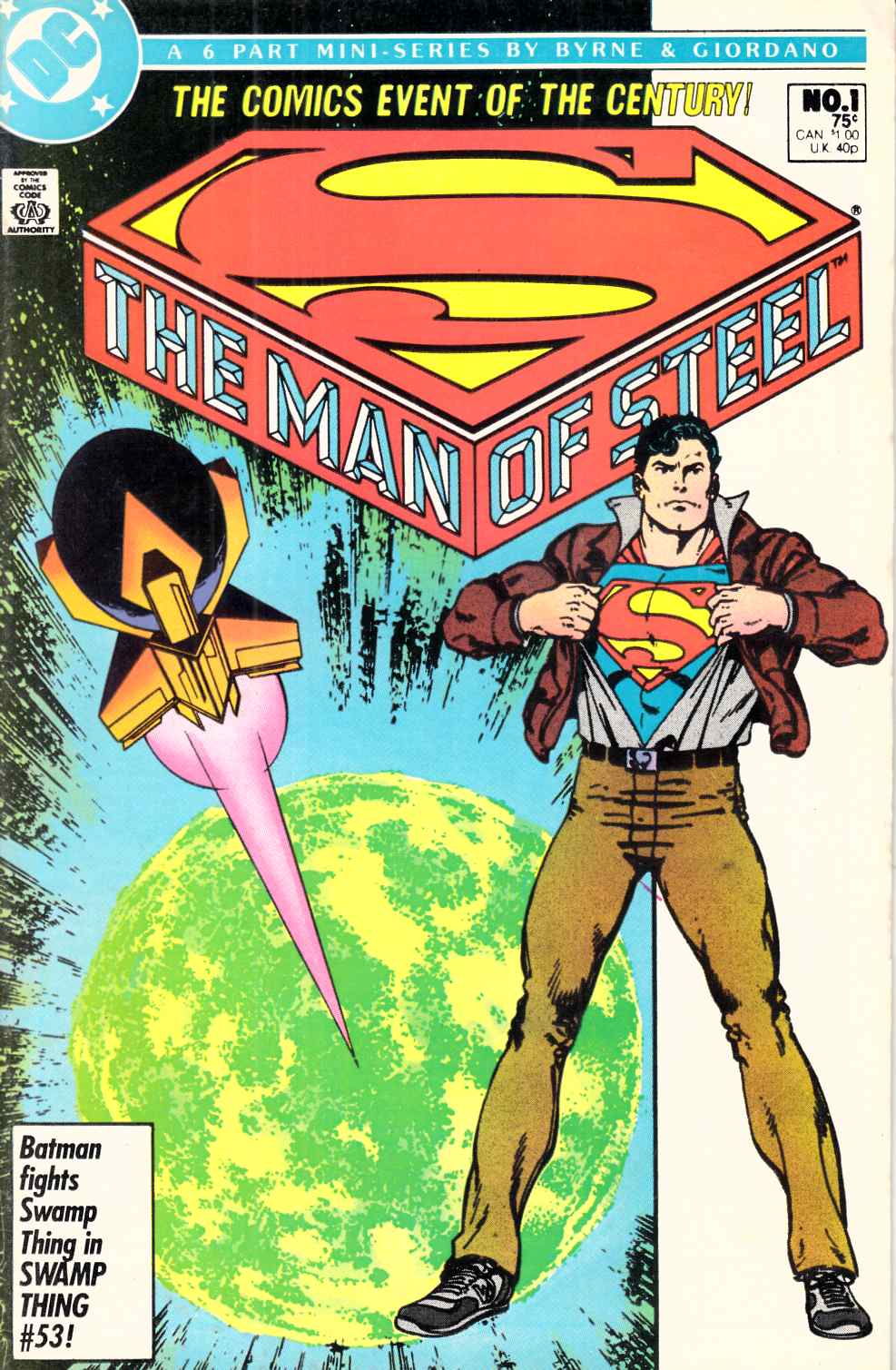 Man of Steel #1 Regular Edition Fine (6.0) [DC Comic] LARGE