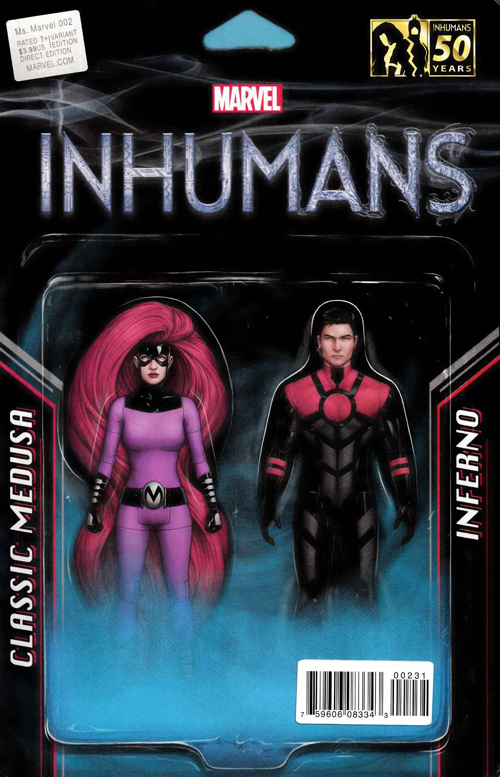 Ms Marvel #2 Christopher Action Figure Variant Cover Near Mint (9.4) [Marvel Comic] THUMBNAIL
