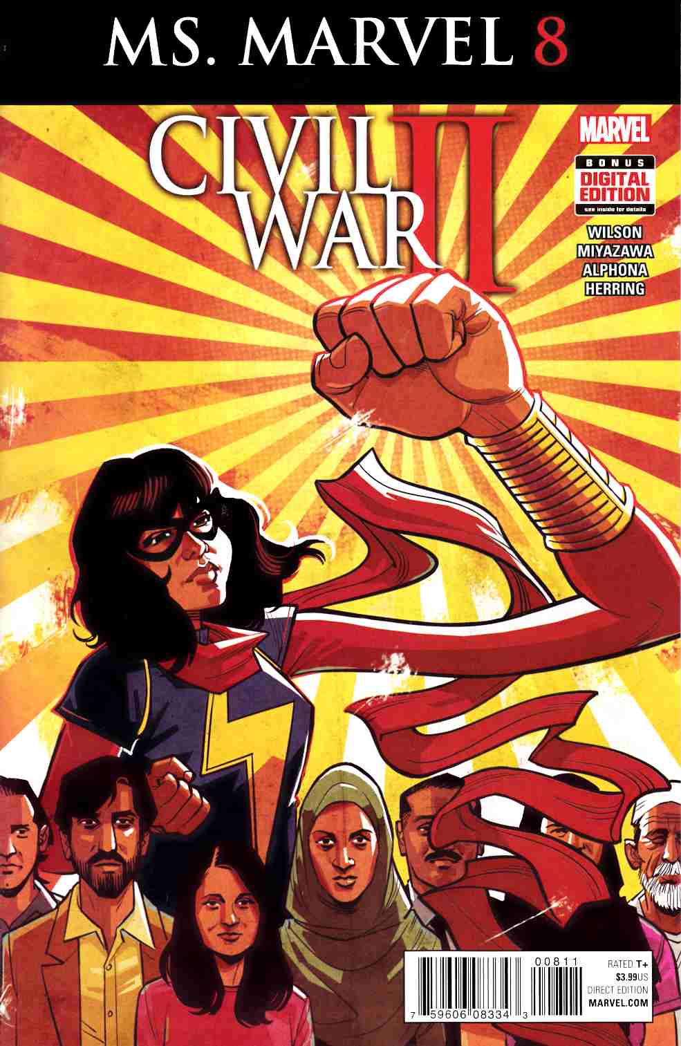 Ms Marvel #8 Near Mint (9.4) [Marvel Comic] THUMBNAIL