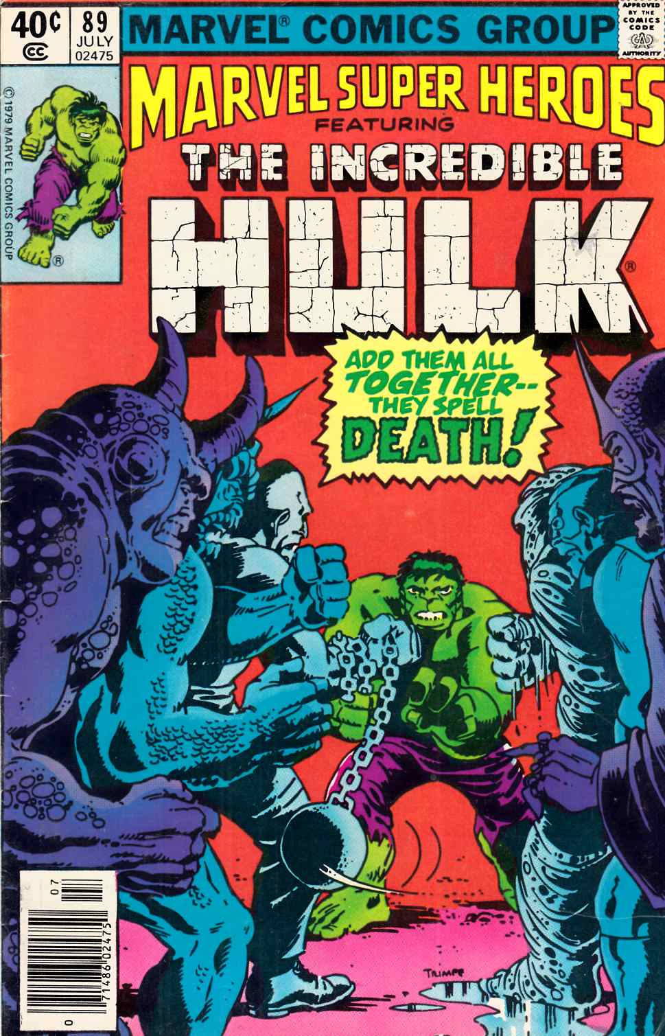 Marvel Super-Heroes #89 Mark Jewelers Variant Fine (6.0) [Marvel Comic] THUMBNAIL