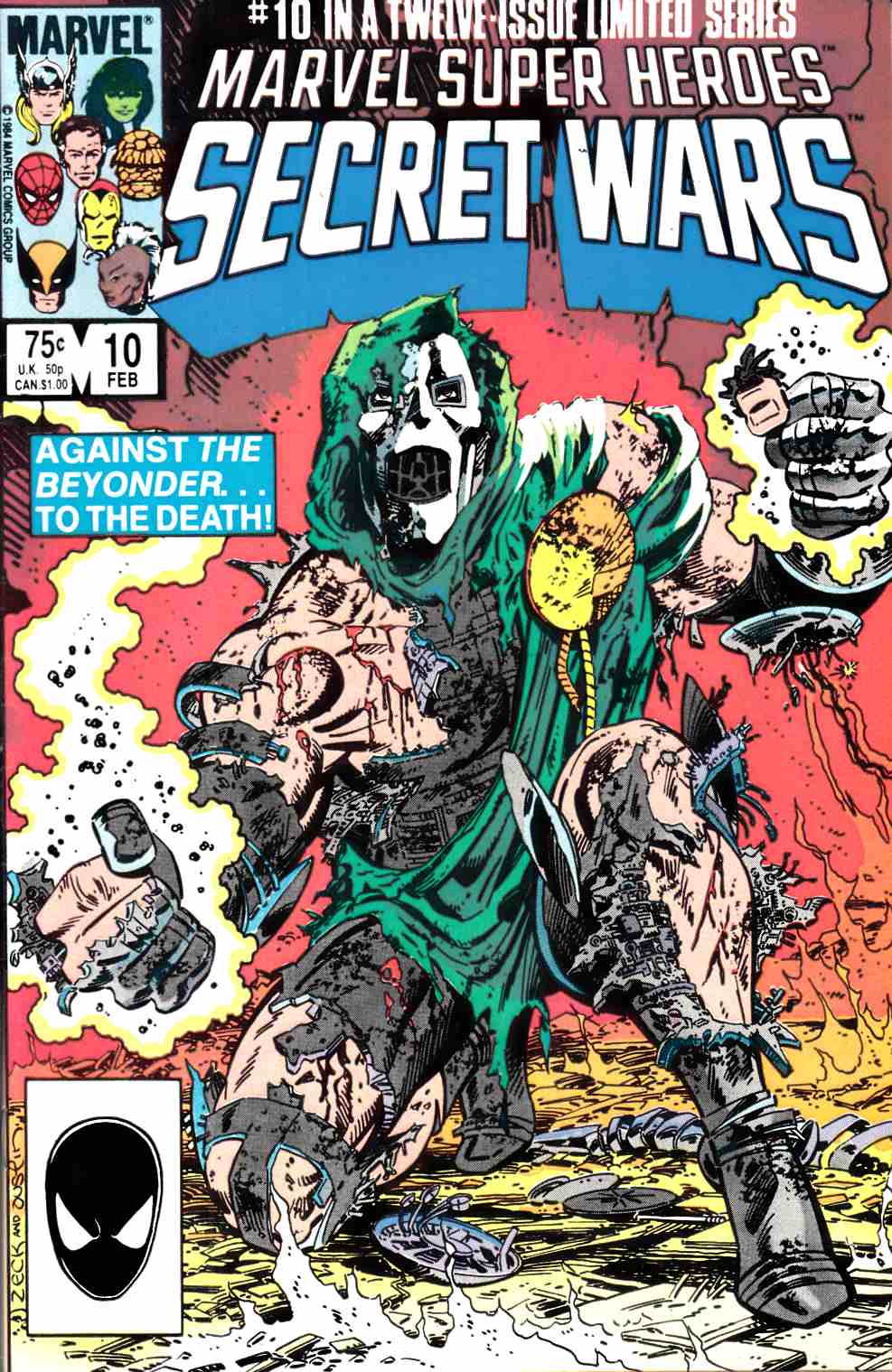 Marvel Super Heroes Secret Wars #10 Near Mint (9.4) [Marvel Comic] LARGE