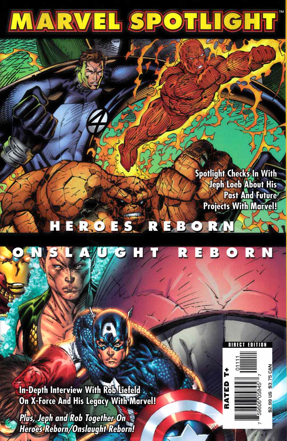 Marvel Spotlight #11 Heroes Reborn Onslaught Reborn Very Fine (8.0) [Marvel Comic] THUMBNAIL