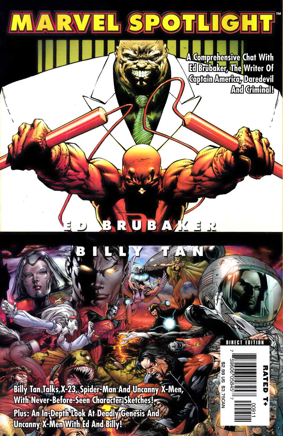 Marvel Spotlight #9 Ed Brubaker Billy Tan Very Fine (8.0) [Marvel Comic] THUMBNAIL