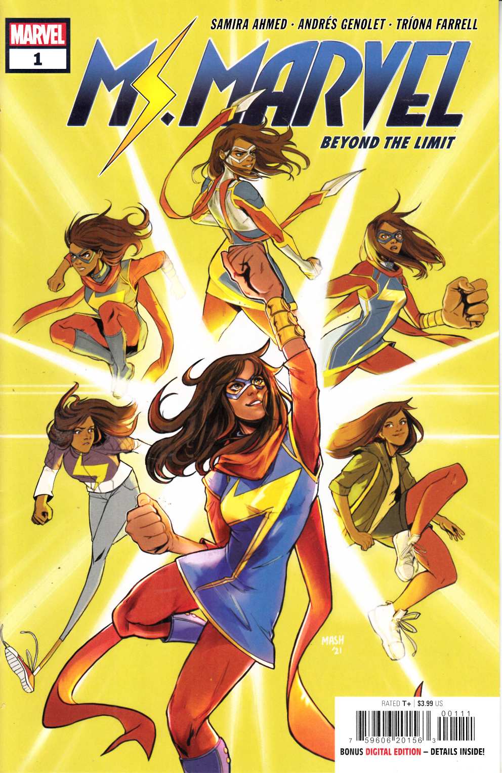 Ms Marvel Beyond the Limit #1 Near Mint (9.4) [Marvel Comic] LARGE