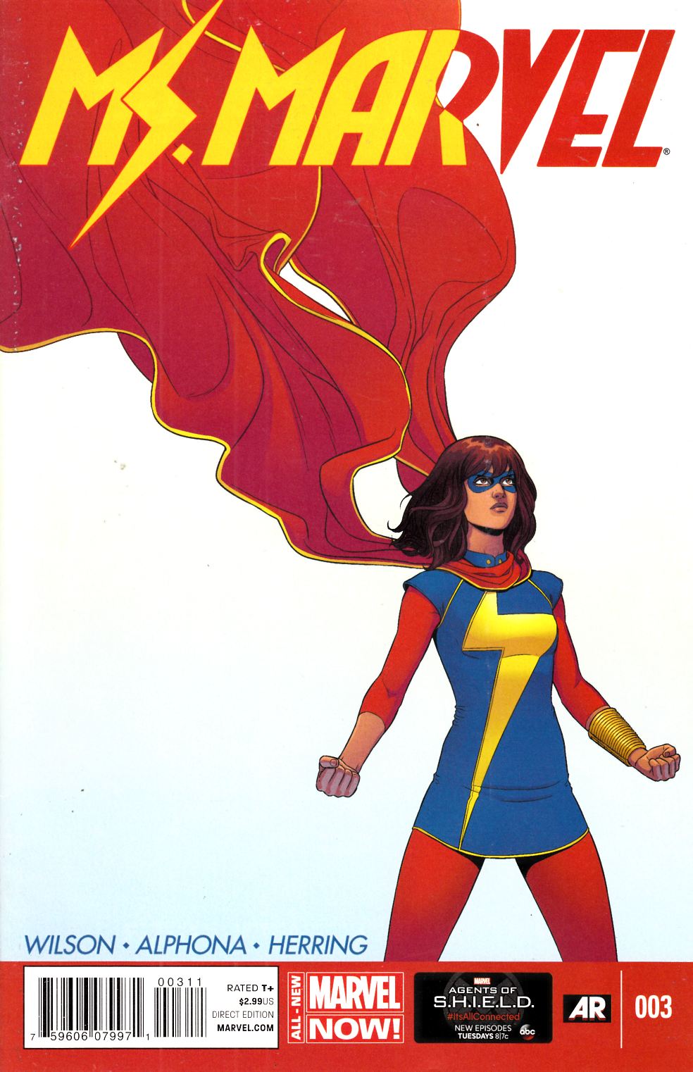 Ms Marvel #3 Fine Plus (6.5) [Marvel Comic] THUMBNAIL