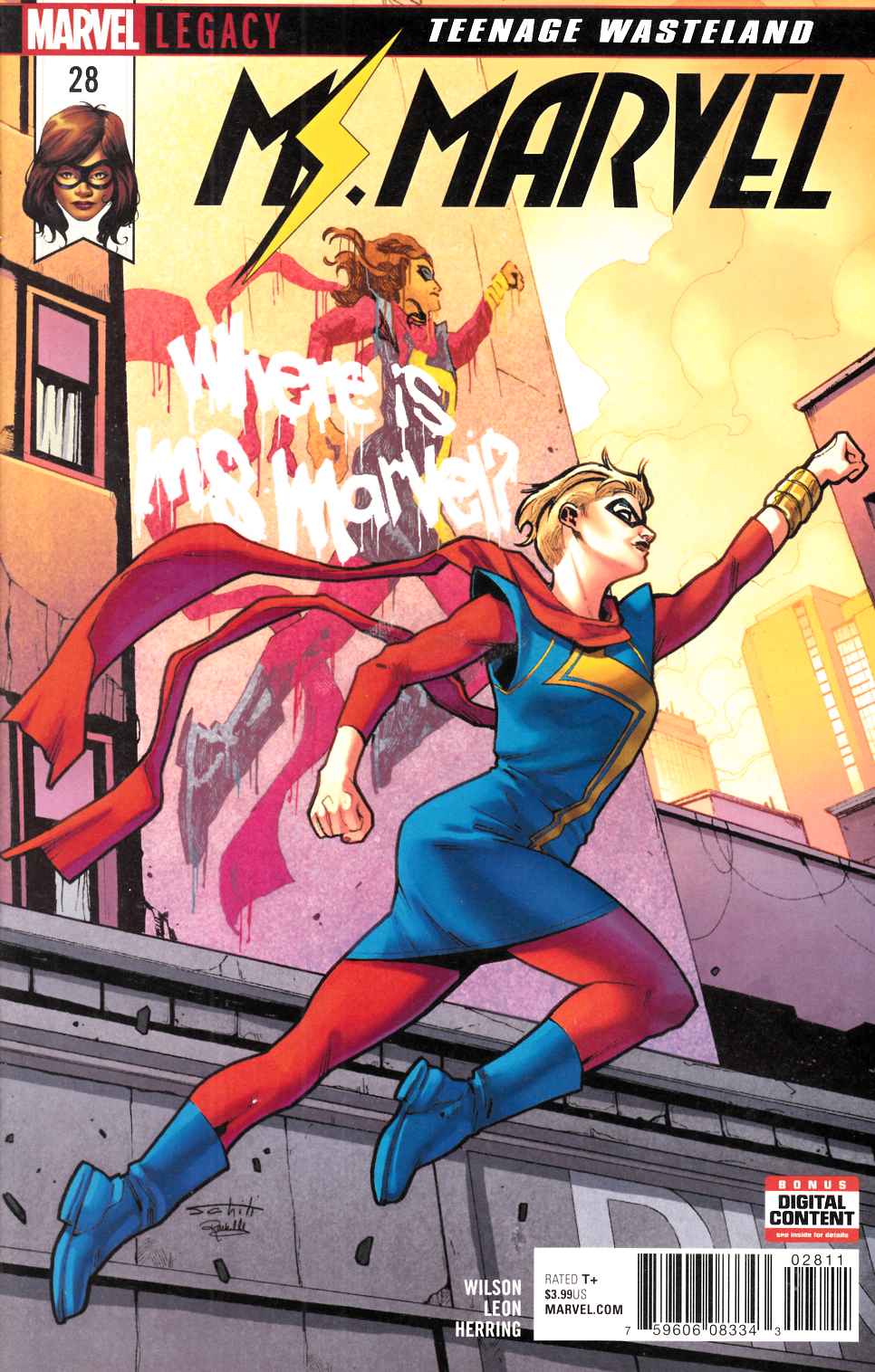 Ms Marvel #28 Near Mint (9.4) [Marvel Comic] LARGE