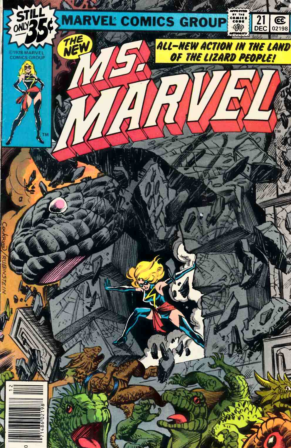 Ms Marvel #21 Fine (6.0) [Marvel Comic] LARGE
