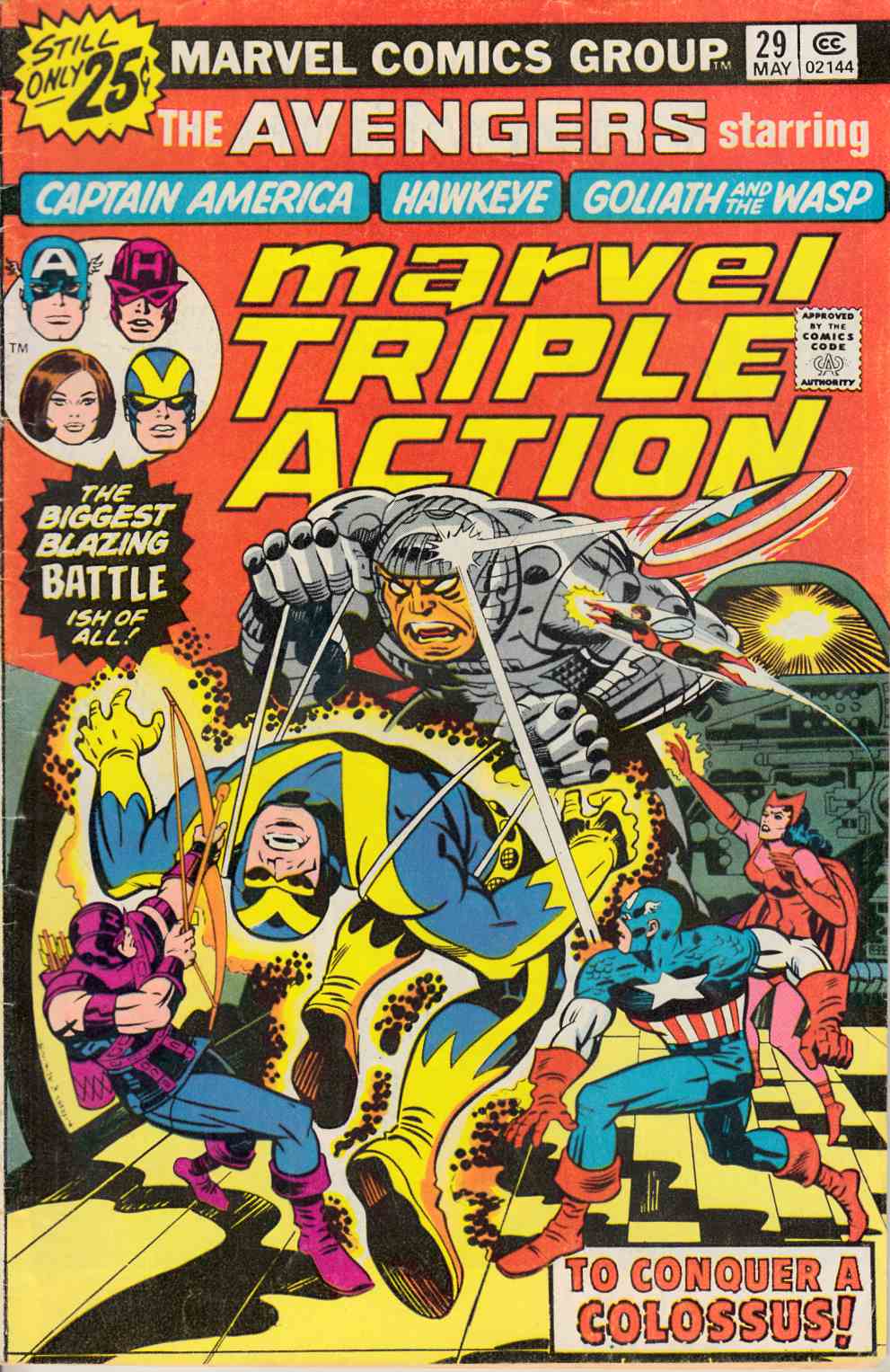 Marvel Triple Action #29 Very Good (4.0) [Marvel Comic] THUMBNAIL