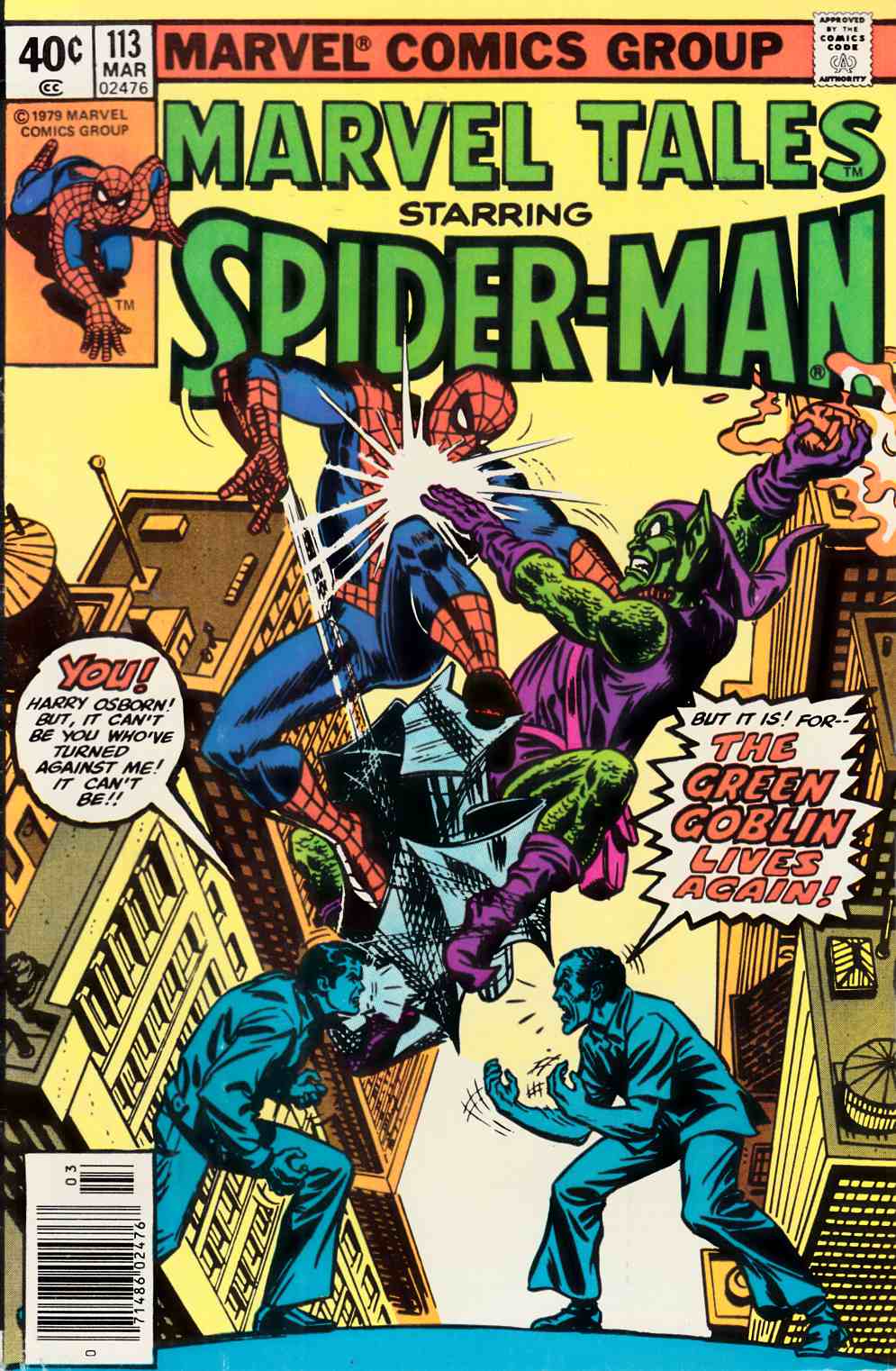 Marvel Tales #113 Newsstand Edition Fine (6.0) [Marvel Comic] THUMBNAIL