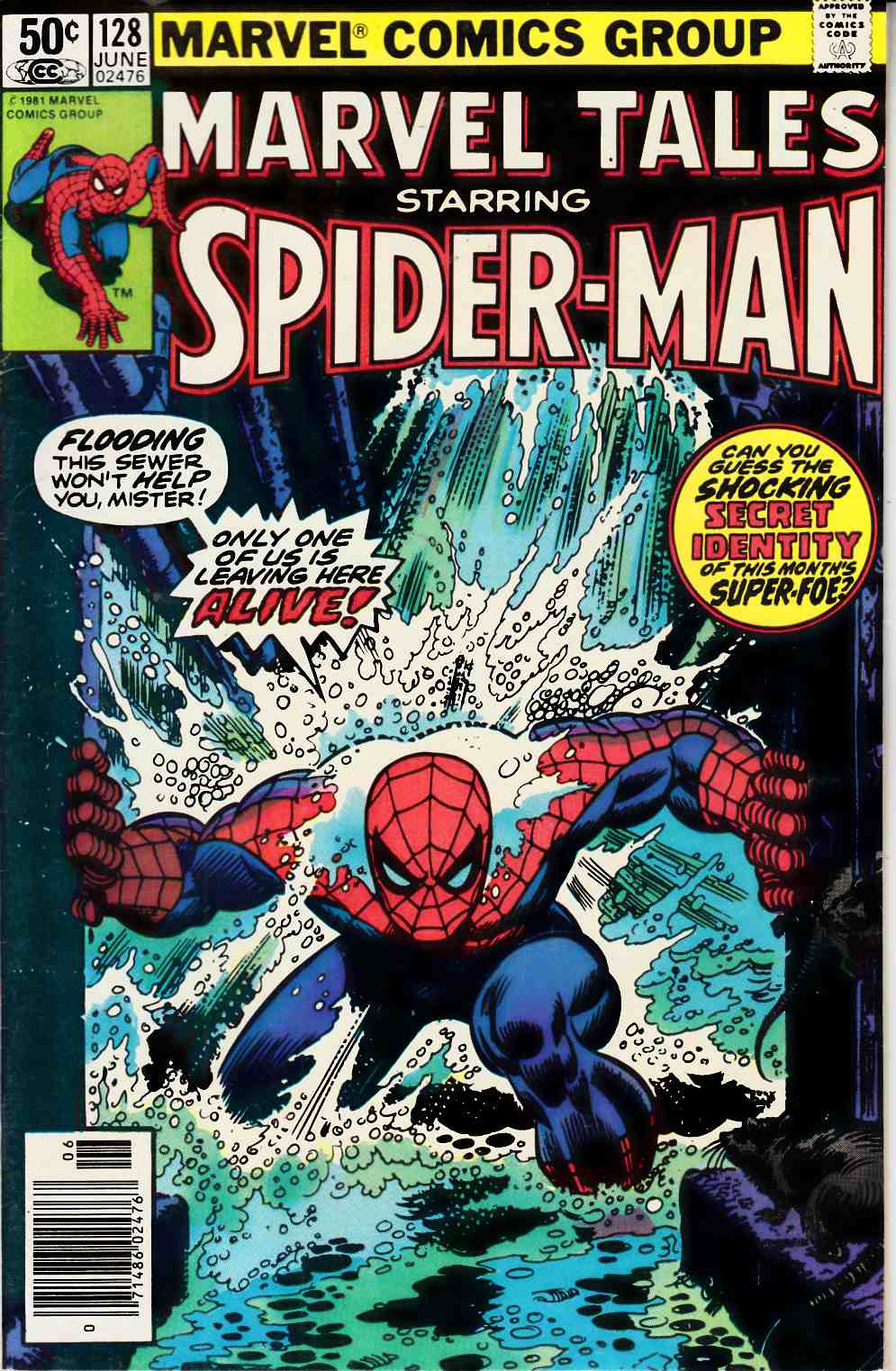 Marvel Tales #128 Newsstand Edition Fine (6.0) [Marvel Comic] THUMBNAIL