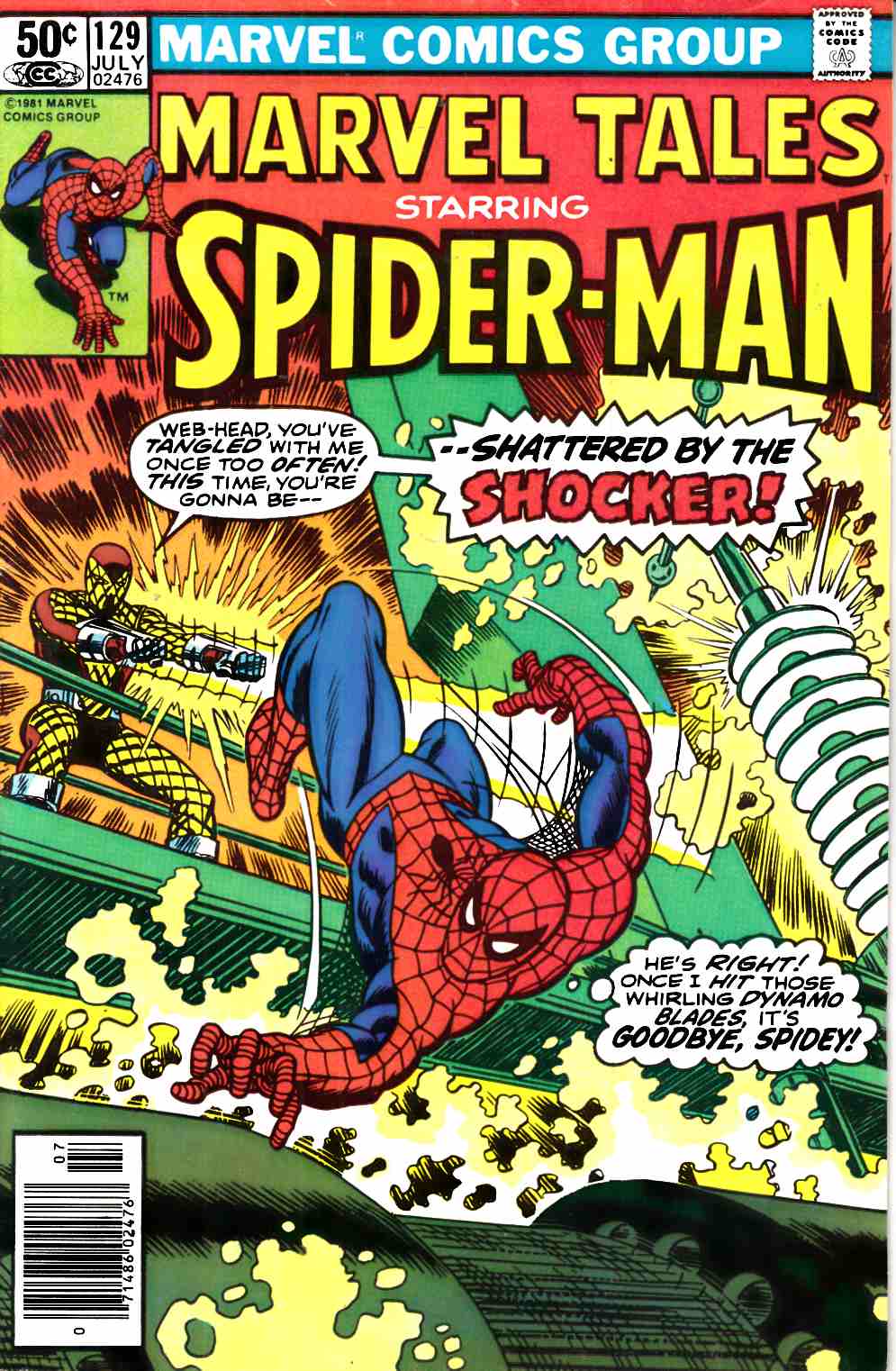 Marvel Tales #129 Newsstand Edition Fine (6.0) [Marvel Comic] THUMBNAIL