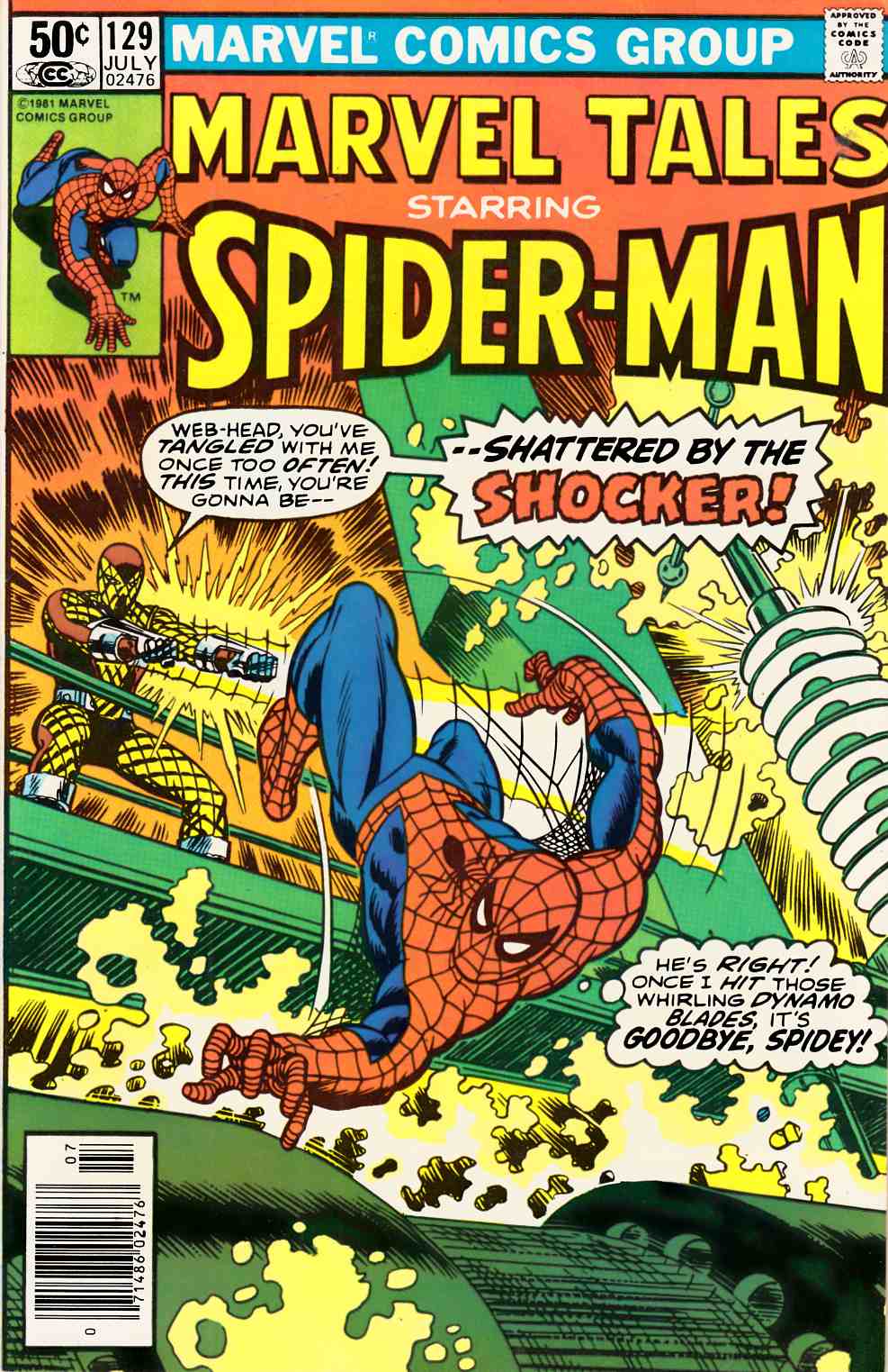 Marvel Tales #129 Newsstand Edition Very Fine (8.0) [Marvel Comic] THUMBNAIL