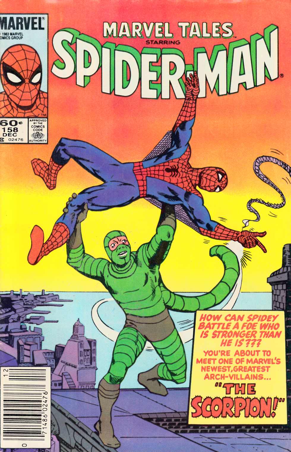 Marvel Tales #158 Newsstand Edition Very Good Plus (4.5) [Marvel Comic] LARGE