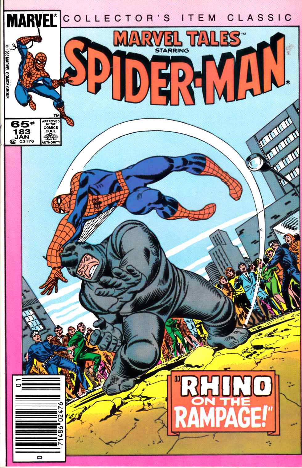Marvel Tales #183 Newsstand Edition Very Fine (8.0) [Marvel Comic] THUMBNAIL