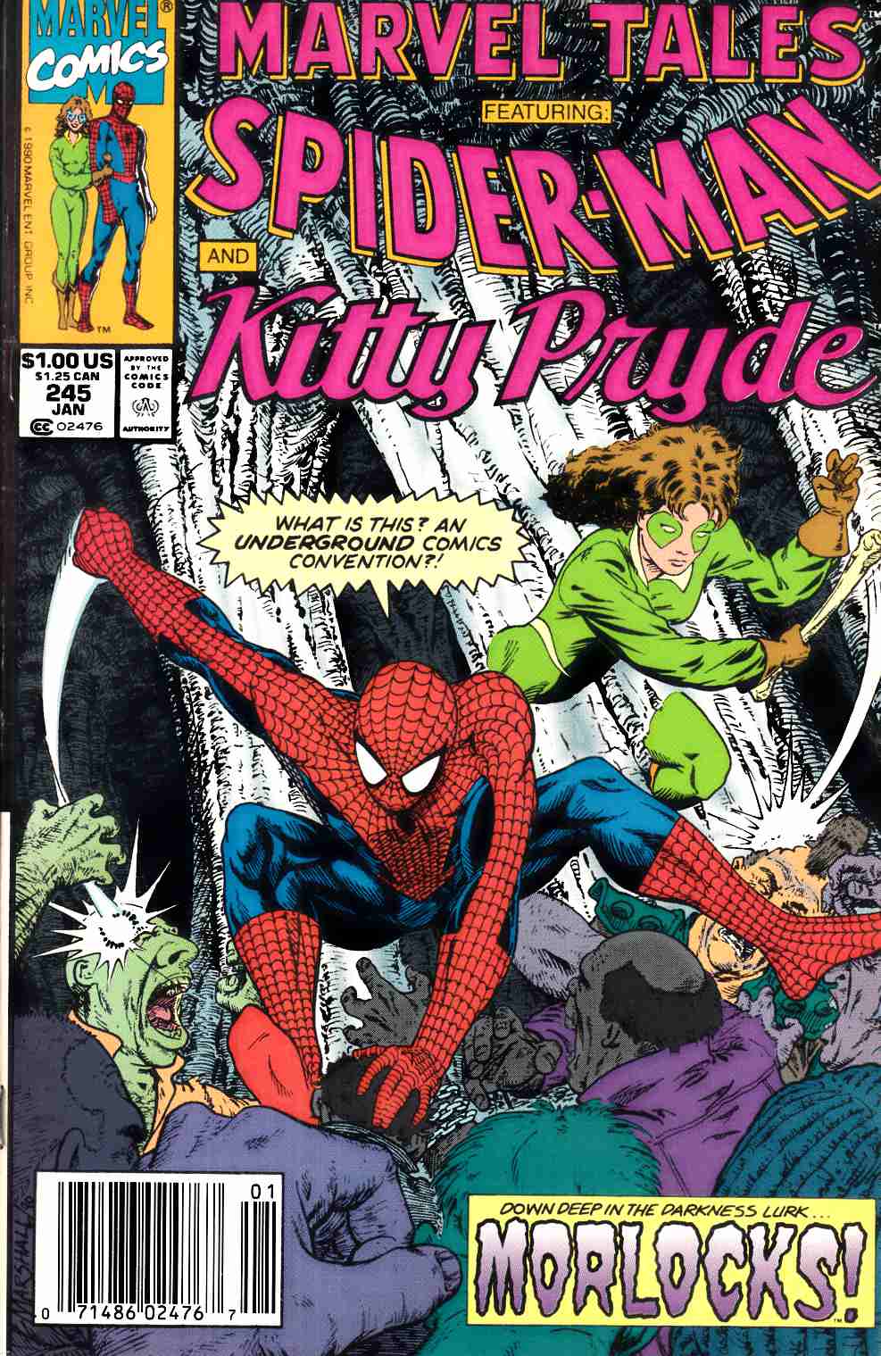 Marvel Tales #245 Newsstand Edition Very Fine (8.0) [Marvel Comic] LARGE