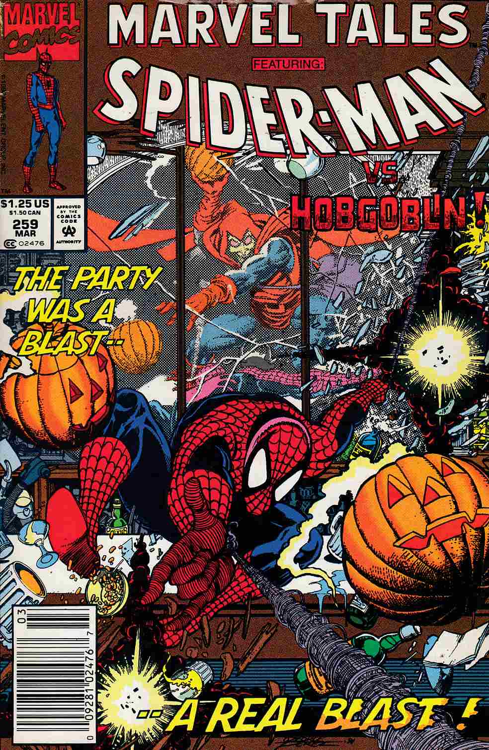 Marvel Tales #259 Newsstand Edition Fine (6.0) [Marvel Comic] THUMBNAIL