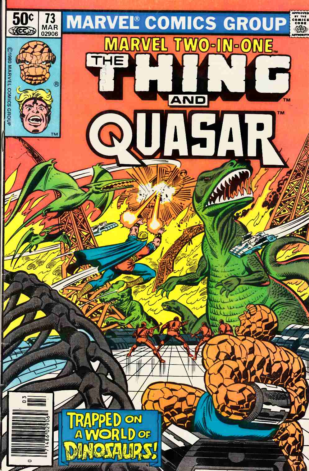 Marvel Two In One #73 Newsstand Edition Fine (6.0) [Marvel Comic] THUMBNAIL