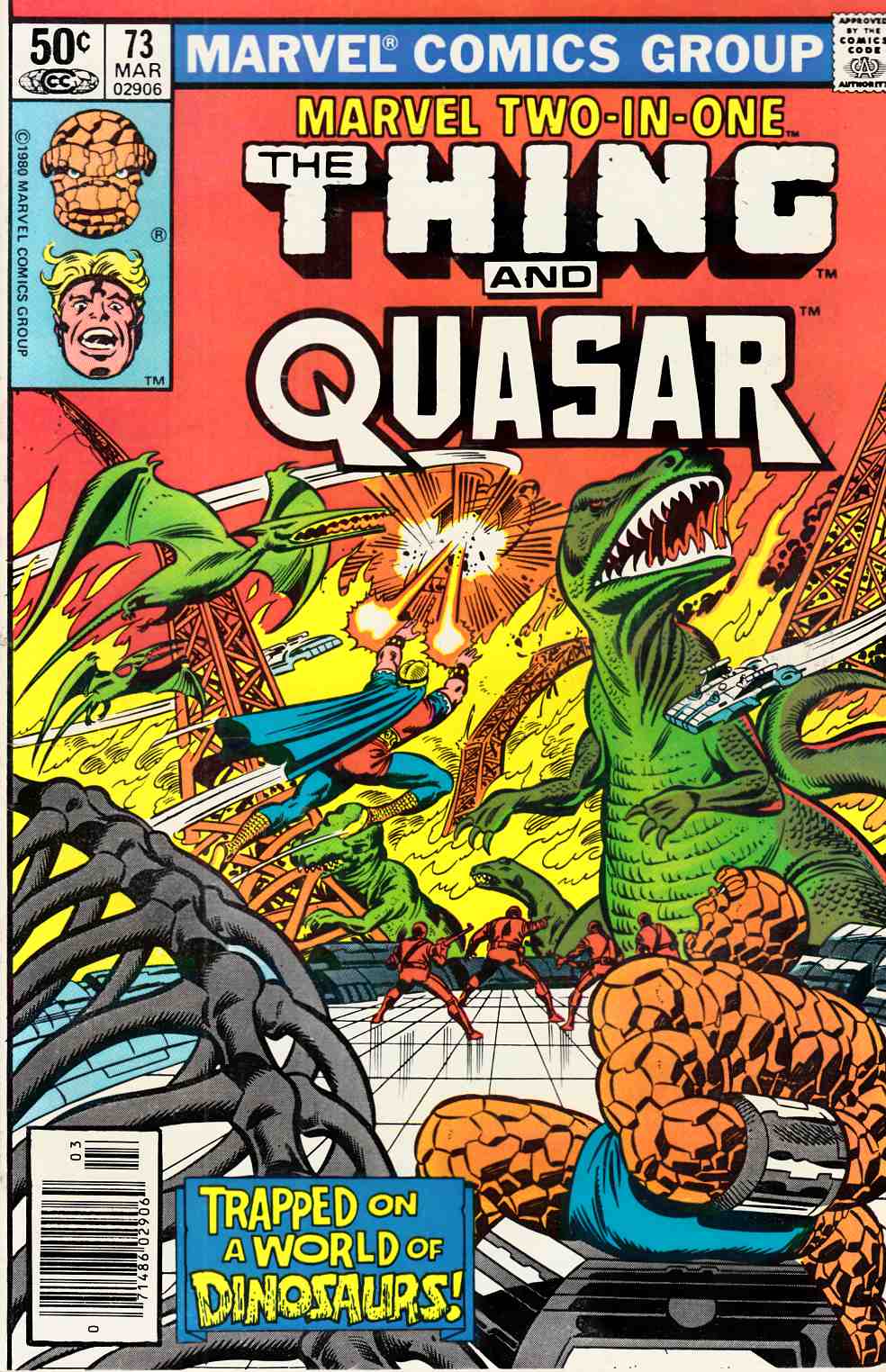 Marvel Two In One #73 Newsstand Edition Very Fine (8.0) [Marvel Comic] THUMBNAIL