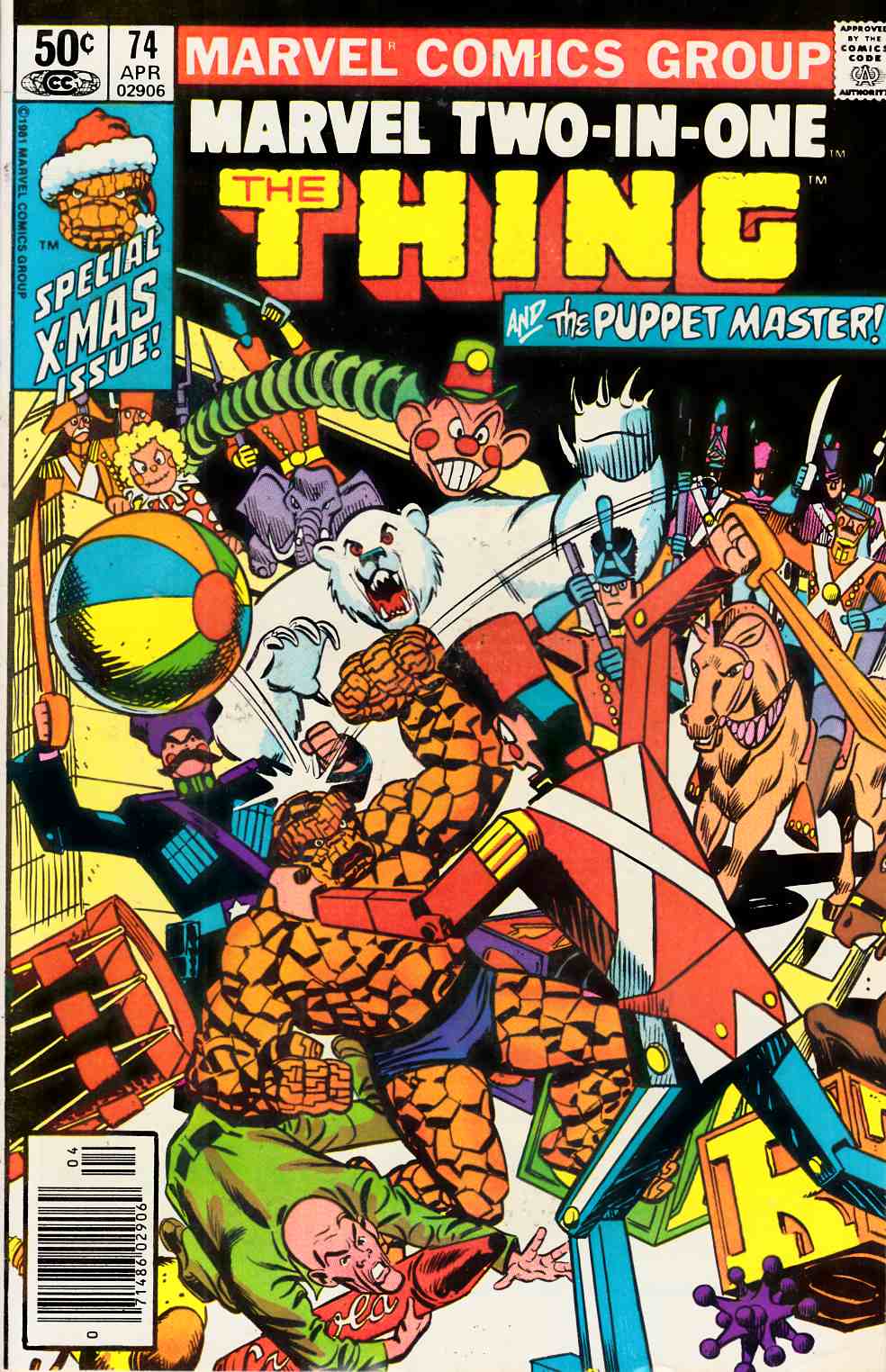 Marvel Two In One #74 Newsstand Edition Fine/Very Fine (7.0) [Marvel Comic] THUMBNAIL