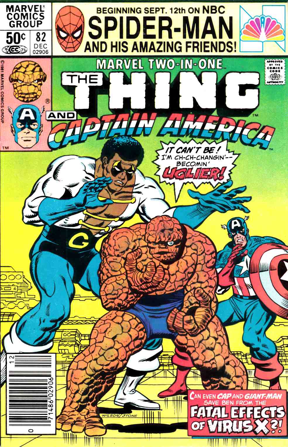 Marvel Two In One #82 Newsstand Edition Very Fine (8.0) [Marvel Comic] THUMBNAIL