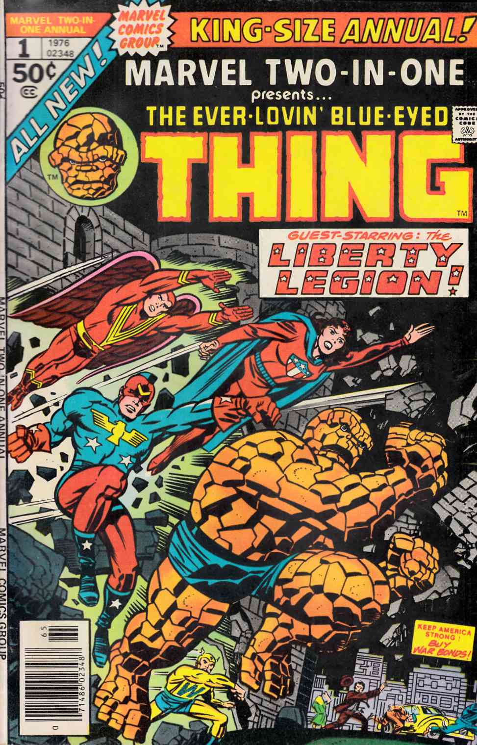 Marvel Two In One Annual #1 Fine (6.0) [Marvel Comic] LARGE
