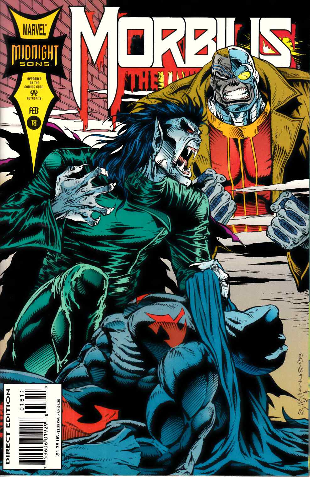 Morbius the Living Vampire #18 Near Mint (9.4) [Marvel Comic] THUMBNAIL