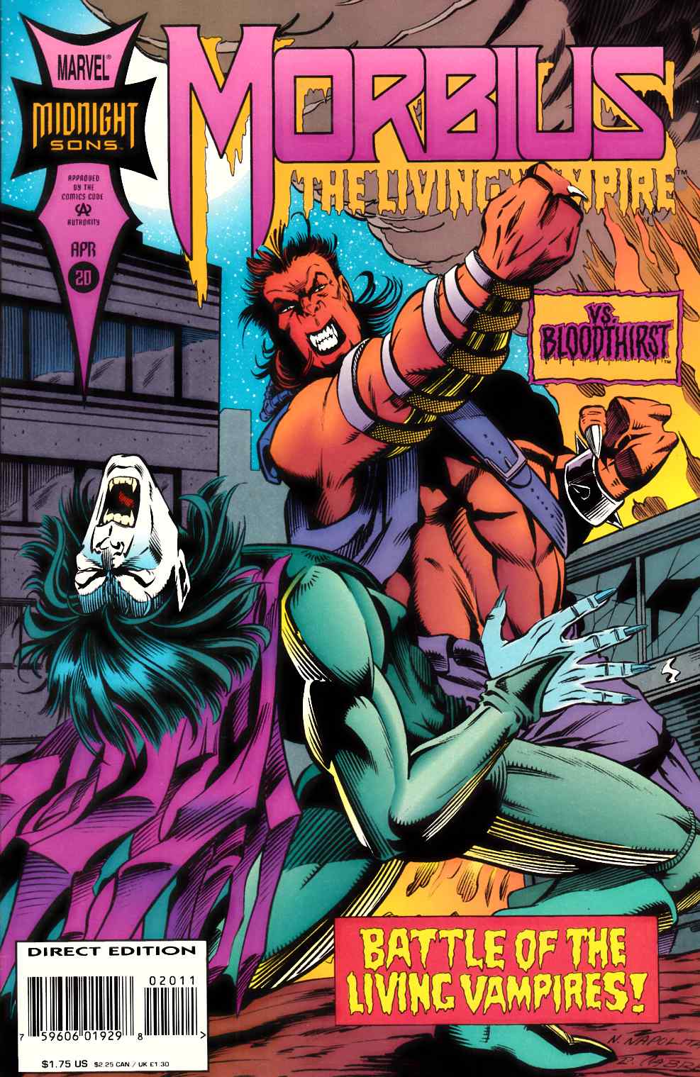 Morbius the Living Vampire #20 Near Mint (9.4) [Marvel Comic] THUMBNAIL