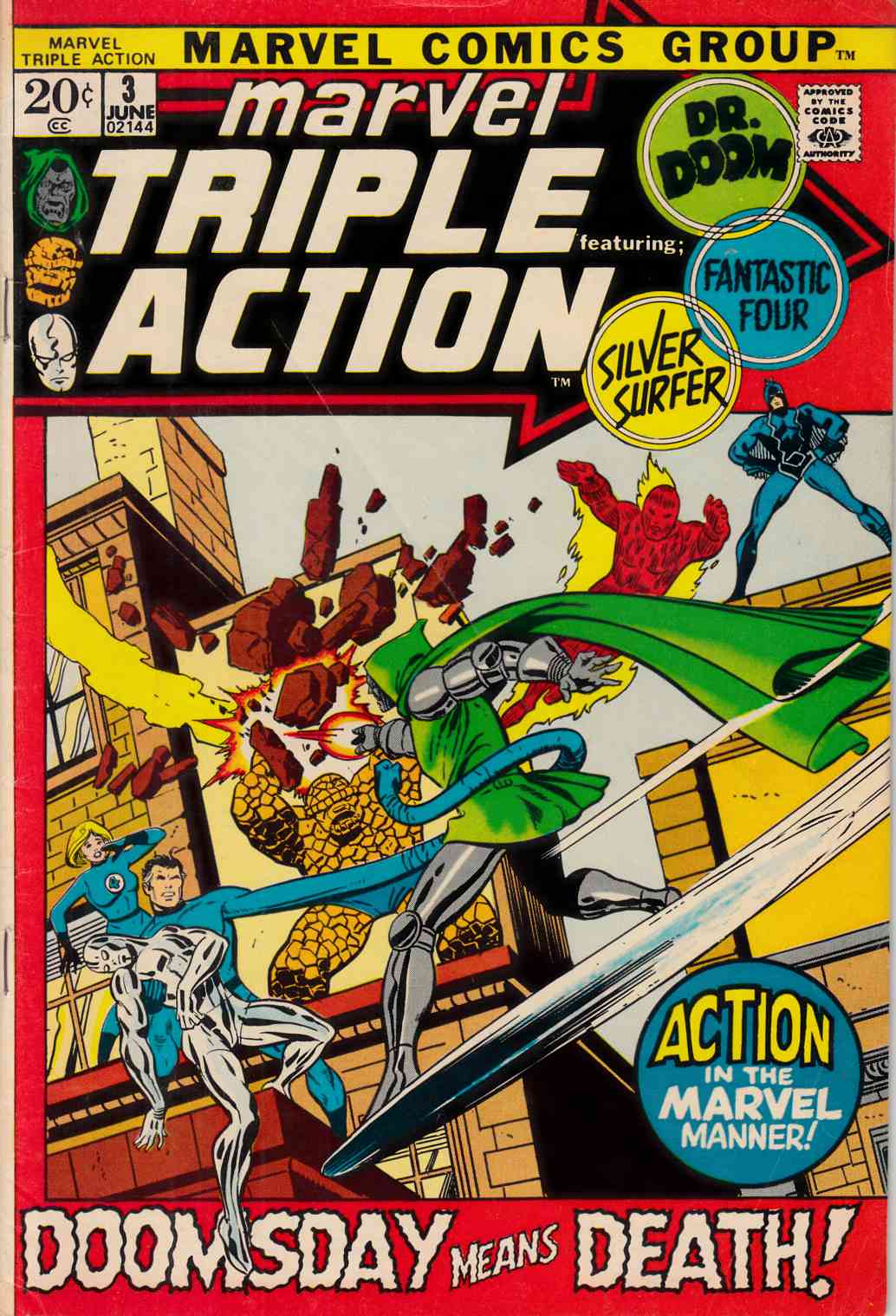Marvel Triple Action #3 Fine (6.0) [Marvel Comic] THUMBNAIL
