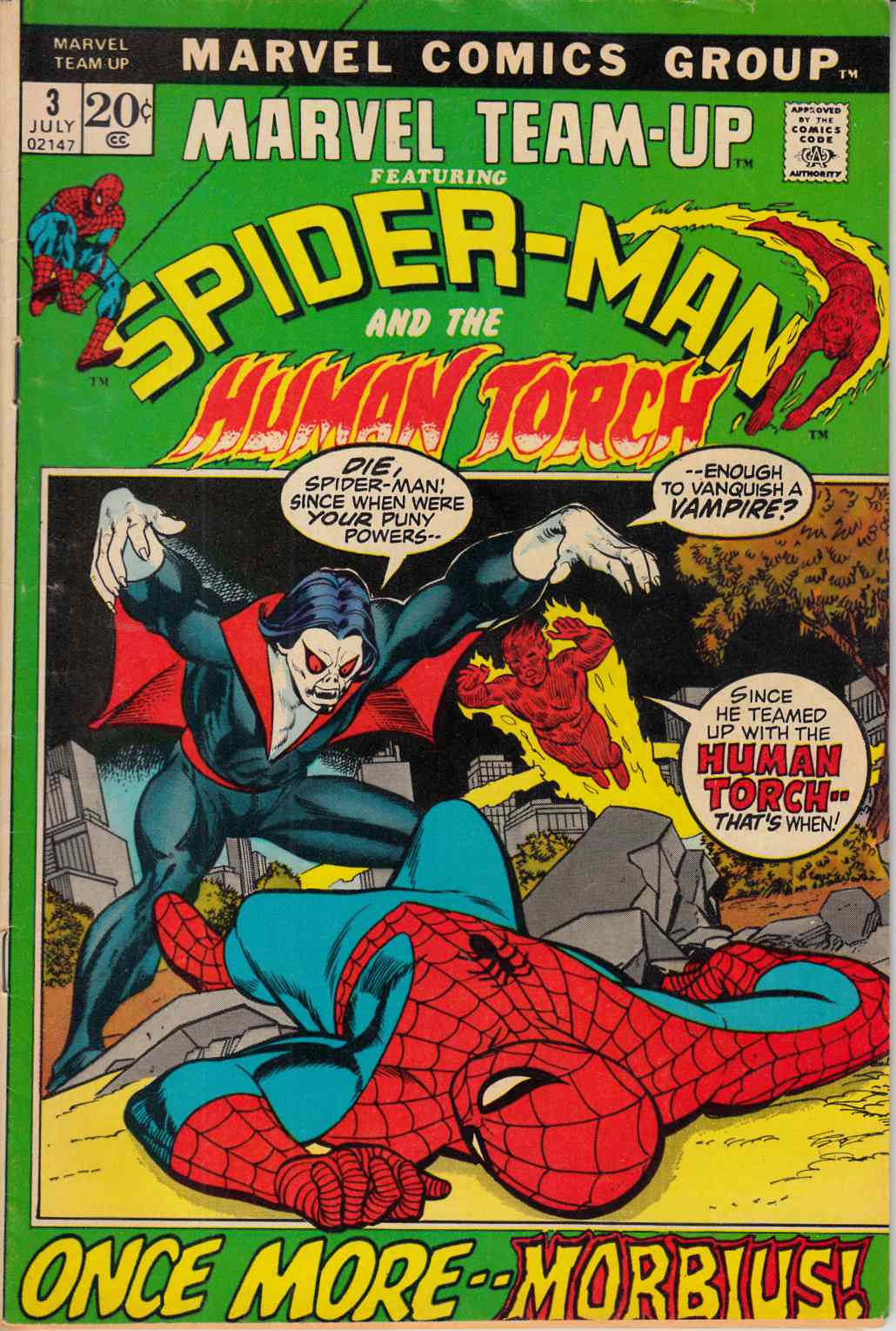 Marvel Team-Up #3 Very Good (4.0) [Marvel Comic] THUMBNAIL