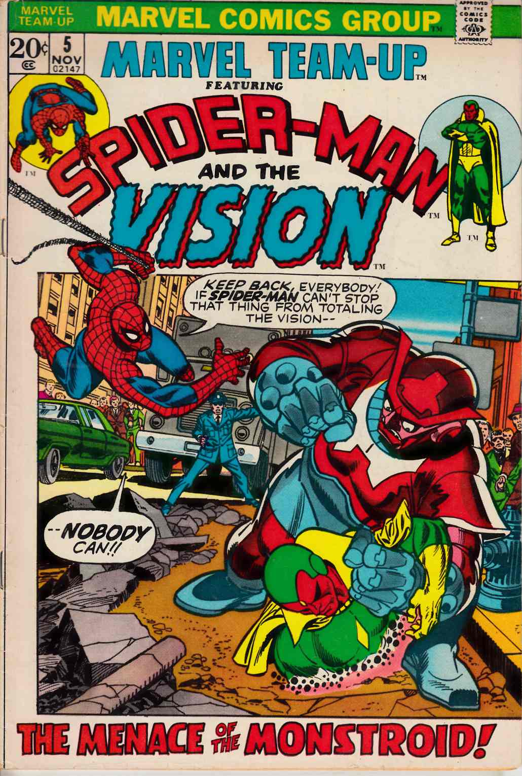Marvel Team-Up #5 Very Good Plus (4.5) [Marvel Comic] LARGE