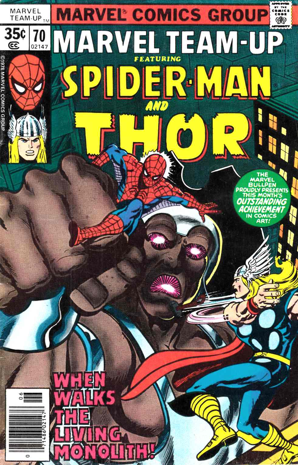 Marvel Team-Up #70 Fine/Very Fine (7.0) [Marvel Comic] THUMBNAIL