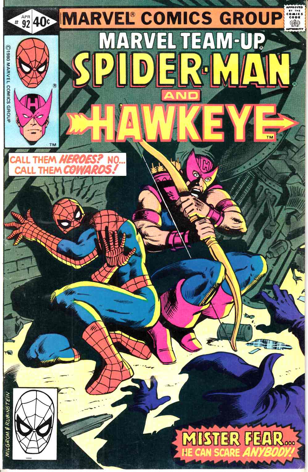 Marvel Team-Up #92 Fine Plus (6.5) [Marvel Comic] LARGE