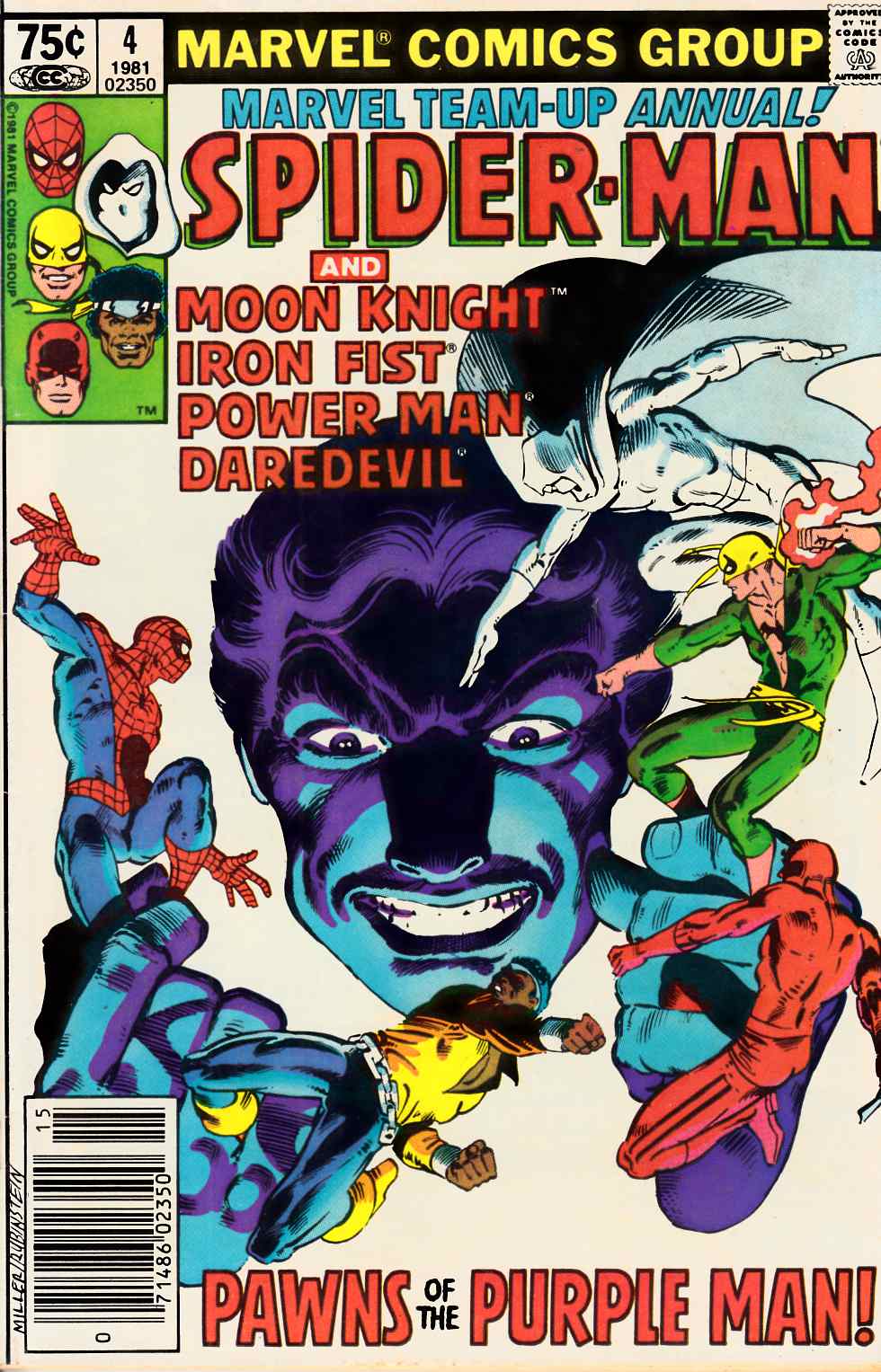 Marvel Team-Up Annual #4 Newsstand Edition Fine (6.0) [Marvel Comic] THUMBNAIL